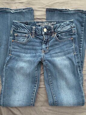 american eagle boho artist super stretch denim jeans - 2